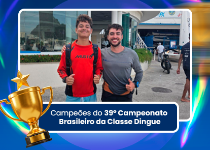 Campeões do 39º Campeonato  Brasileiro da Classe Dingue